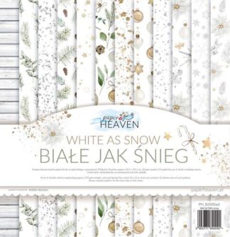 Paper Heaven 12x12" paperilehtiö - White As Snow