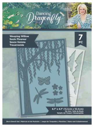 Crafter's Companion stanssi & sapluunasetti - Dancing Dragonfly, Weeping Willow