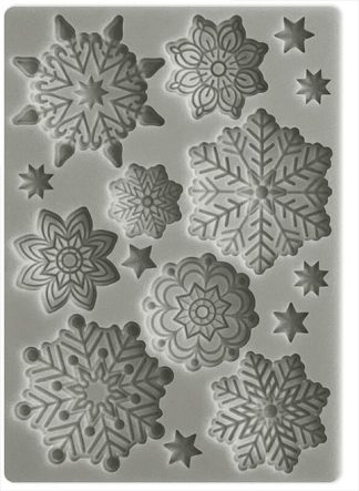 Stamperia muotti - Christmas Silicon Mould A6 Snowflakes