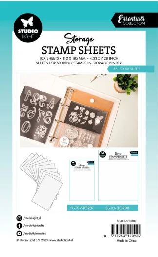 Studio Light Storage Case Stamp sheets - A6