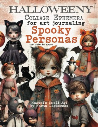 Maremi`s Small Art Collage Book - Spooky Personas