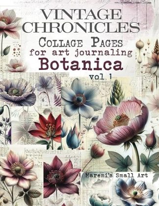 Maremi`s Small Art Collage Book - Botanica