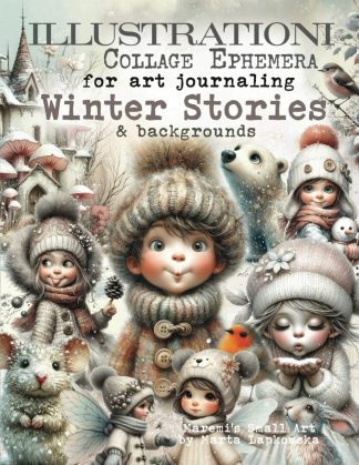 ENNAKKOTILAUSTUOTE Maremi`s Small Art Collage Book - Winter Stories