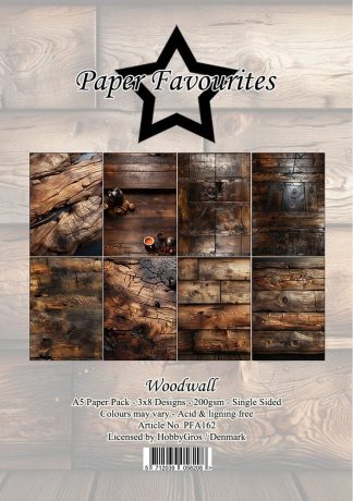 Paper Favourites A5 paperilehtiö - Woodwall