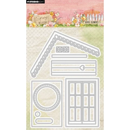 Studio Light stanssit - Spring Meadow, House Card Elements