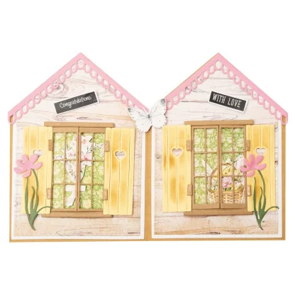 Studio Light stanssit - Spring Meadow, House Card Elements - Image 3