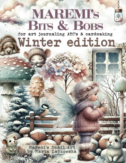 Maremi`s Small Art Collage Book - Winter Edition, Bits & Bobs