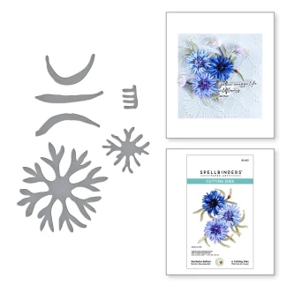Spellbinders stanssit - Bachelor Button (Ruiskaunokki)