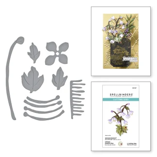 Spellbinders stanssit - Chinese Meadow Rue (Kiinalainen pioniunikko)