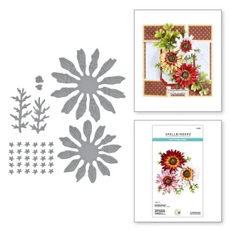 Spellbinders stanssit - Painted Daisy and Ladybug (Päivänkakkara)