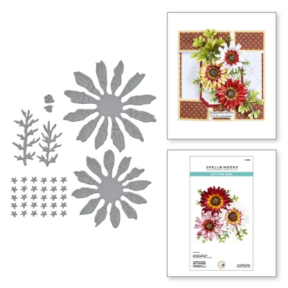 Spellbinders stanssit - Painted Daisy and Ladybug (Päivänkakkara)