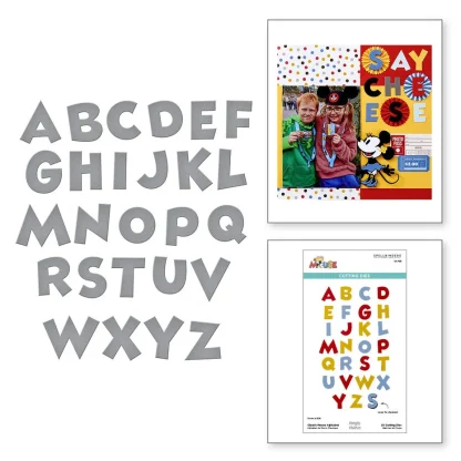 Spellbinders stanssit - Classic Mouse, Alphabet