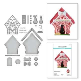 Spellbinders stanssit - 3D Vignette Pet House (3D Koirankoppi)