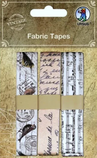 Vintage kangasnauha teippi - Cloth ribbons