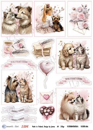 Klemmarikellari A4 Leikekuva-arkki - Ystävänpäivä #6