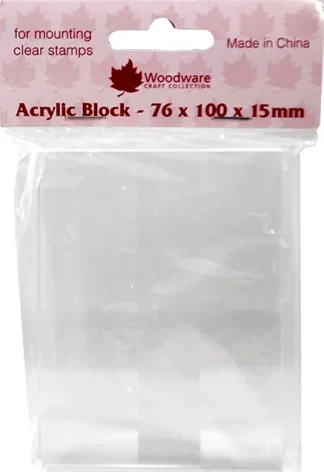 Woodware Akryylipalikka - 76x100mm (vain yksi jäljellä)