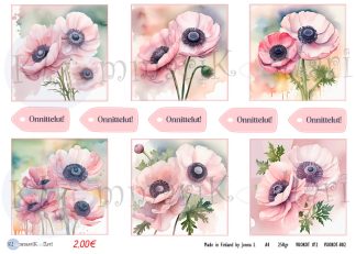 Klemmarikellari A4 Leikekuva-arkki - Vuokot #2