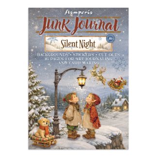 Stamperia Silent Night Junk Journal Stickers, Backgrounds, Cut-Outs (SBJK27)