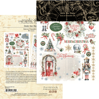 Graphic 45 Siirtokuvat - Deck the Halls